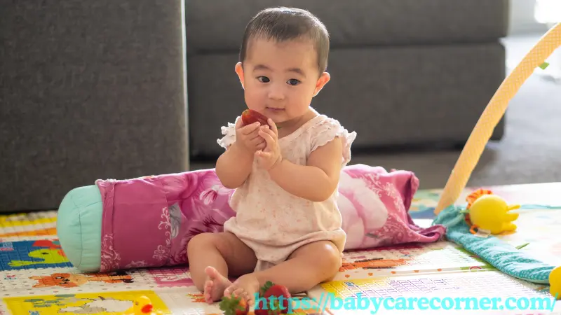 prepare strawberries for a six-month-old