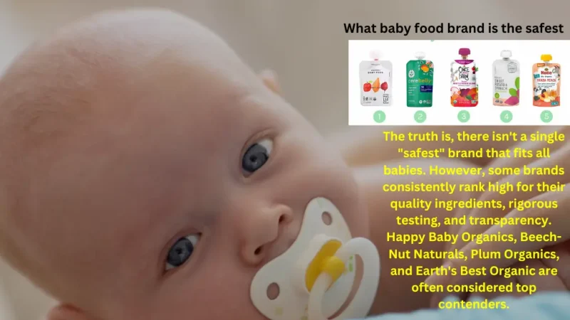 The truth is, there isn't a single "safest" brand that fits all babies. However, some brands consistently rank high for their quality ingredients, rigorous testing, and transparency. Happy Baby Organics, Beech-Nut Naturals, Plum Organics, and Earth's Best Organic are often considered top contenders.