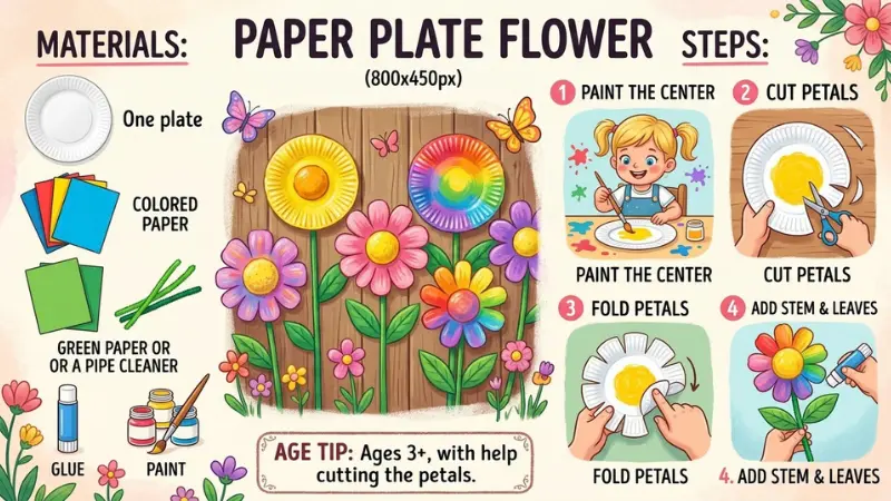 Paper Plate Flower